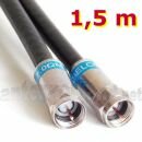 150 cm FM - FM DISEqC Patchkabel, Cabelcon CX3 F-Stecker,...