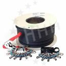 CX3 Verkabelungspaket Easy-Profi mit 100 m UV-stabilem...