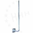 Wandhalter 28 x121 cm, Rohr � 38 mm, feuerverzinkter Stahl, f�r kleine Antennen