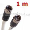 1 m Kabelmodem- u. SAT Receiver-Anschlusskabel mit...