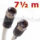 7,5 m Kabelmodem- u. SAT Receiver-Anschlusskabel mit...