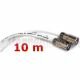 10 m Kabelmodem F-Quick Anschlusskabel mit Cabelcon...