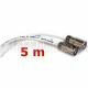 5 m Kabelmodem F-Quick Anschlusskabel mit Cabelcon...
