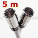 5 m F-Quick-Kabelmodem- u. SAT-Receiver-Anschlusskabel mit Cabelcon F-SC-59 CX3 3.9 und Ören HD 083, 3-fach geschirmt