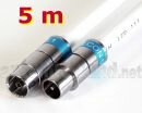 5 m Antennenkabel IECM-IECF mit Cabelcon-Steckern und Kathrein LCD 111, 3-fach geschirmt, PVC wei�, Klasse A