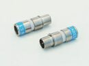Cabelcon IECM-56-CX3 5.1 - blau - IEC-Stecker RG6 Compression