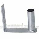 Cyberfix Stahl Wandhalter U-Form 15 x 11 cm, Rohr � 32 mm