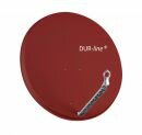 Dur-line Select 85/90 ziegelrot - SAT-Spiegel 85x90 cm,...