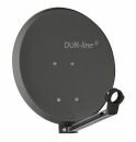 DUR-line DSA 40 anthrazit - stabile Sat-Antenne 42 cm...