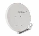 DUR-line DSA 40 hellgrau - stabile Sat-Antenne 42 cm...