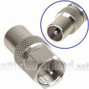 Cabelcon FM-IECM - Adapter F-Stecker auf IEC-Stecker / TV-Anschlussadapter