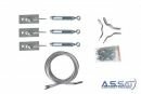 Fixierungs-Set / Abspann-Set f�r Masten �ber 3 m / 38-60...