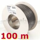 100 m Kathrein LCD 115 A+ Koax Kabel RG6, schwarz, UV-stabil, halogenfrei, Class A+ (1,13/4,8/6,9 mm)