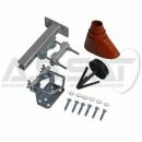 Mast - Montageset verdrehsicher II / ziegelrot 