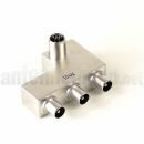 POA 03-UPC - TV-Splitter / 3-Port Push-on Adapter...