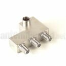POA 04-UPC - F-Splitter / 3-Port Push-on F-Adapter...