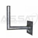 Wandhalter 60 cm, Rohr � 60x2 mm, feuerverzinkter Stahl,...