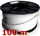 100 m SAT + BK Hochleistungs- Kabel auf Kunststoffspule...