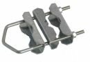 Mast- Montagebr�cke - doppelt, f�r Masten bis � 60 mm