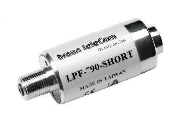 LPF 790 Short -  LTE / 4G Sperrfilter, Sperrbereich ab 790 MHz, DC Durchlass