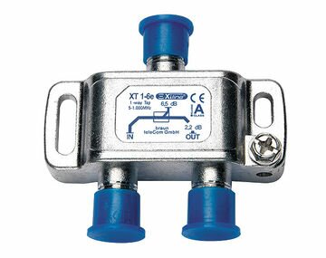 XT 1-14e - Abzweiger 1-fach 14 dB, 5-1000 MHz, brummentkoppelt