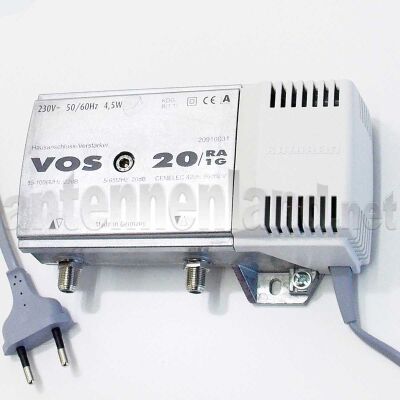 Kathrein VOS 20/RA-1G - Hausanschluss-Verstärker 22 dB, 5-65/85-1006 MHz, Rückweg 20 dB