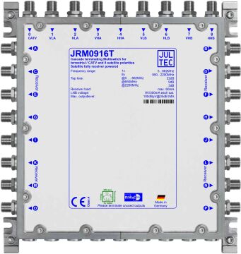 JULTEC JRM0916T - Multischalter 2 Satelliten an 16...