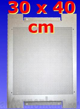 Lochblech Montageplatte / Lochrückwand einzeln 30 x 40 cm