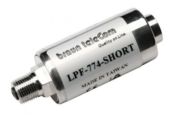LPF 774 Short -  LTE / 4G Sperrfilter, Sperrbereich ab 774 MHz, DC Durchlass