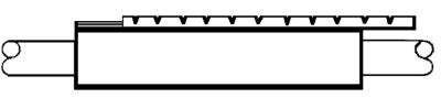 RM 53-10/250 Reparaturmanschette mit Heißkleber (1 Stück)