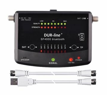 Satfinder SF 4000 BT - SAT-Messger�t mit Anzeige der Signalqualit�t und Bluetooth App