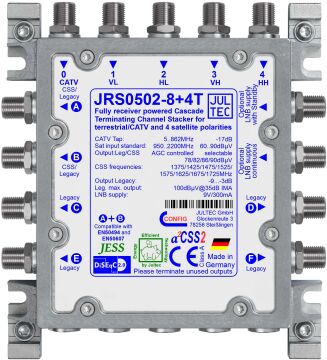 JULTEC JRS0502-8+4T - Multischalter-Kombination 2x SCR-8...