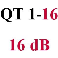 QT-1-16 - XiLine plus 1-fach Abzweiger 16 dB, brummentkoppelt