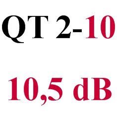 QT 2-10 - XiLine plus 2-fach Abzweiger 10,5 dB, brummentkoppelt