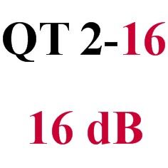QT 2-16 - XiLine plus 2-fach Abzweiger 16 dB, brummentkoppelt