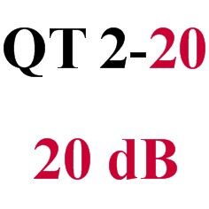 QT 2-20 - XiLine plus 2-fach Abzweiger 20 dB, brummentkoppelt
