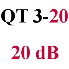 QT 3-20 - XiLine plus 3-fach Abzweiger 20 dB, brummentkoppelt