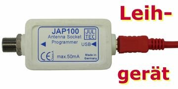 Leihger�t: JULTEC JAP100 - USB Programmieradapterr - nur 15 EUR pro Woche (+ Kaution)!