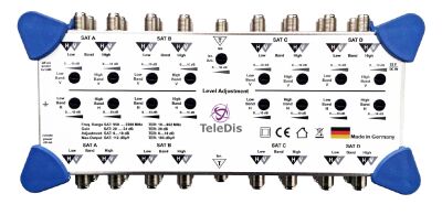 TeleDis TMA 171-24 - Verstärker 16 x SAT 20 - 24 dB, 1x Terr. 20 dB (ohne Netzteil)