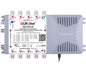 DUR-line DCS 552-16 - Einkabellösung, kaskadierbar,...