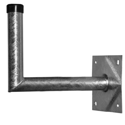 Wandhalter 50 cm, Rohr Ø 48 mm, feuerverzinkter Stahl
