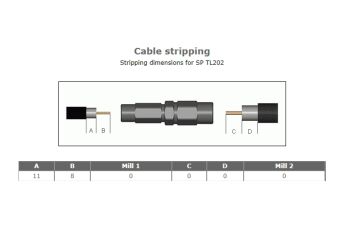 Cabelcon SP TL202 - Verbinder für 1.7/7.0 Kabel