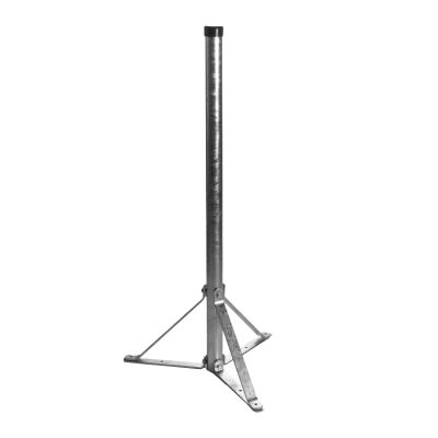 Stahl Standfuß 1,0 m, Rohr Ø 48 x 2 mm, verstrebt, zerlegbar