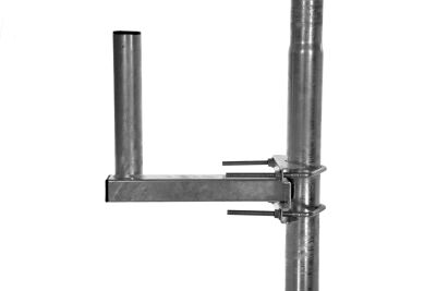 30 cm Mastausleger, Stahl, Ø76 x 3,65 mm für Masten Ø120 mm