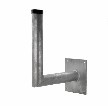 Feuerverzinkter Stahl Wandhalter mit 89mm Rohr inkl....