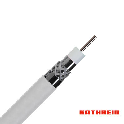 Kathrein LCD 111 A+ Koax Kabel RG6, weiß, PVC, Class A+ (1,13/4,8/6,9 mm)