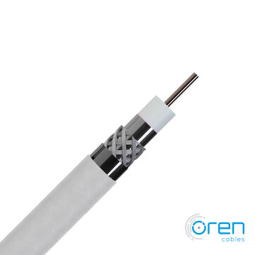 Meterware Ören HD 083 (0,8/3,7) PVC RG59 5,8 mm Class A+ 75 Ohm weiss