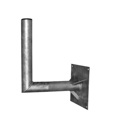 Wandhalter 50x40 cm, Rohr Ø 60x2 mm, feuerverzinkter Stahl, sehr stabil