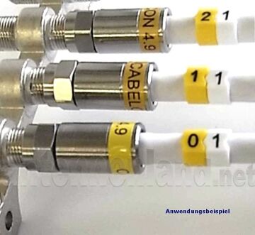 Kabelmarkierungen / Schnapptüllen STD 15 einzeln für Kabel 5,8 - 8,0 mm