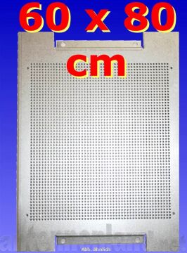 Lochblech Montageplatte / Lochrückwand einzeln 60 x 80 cm